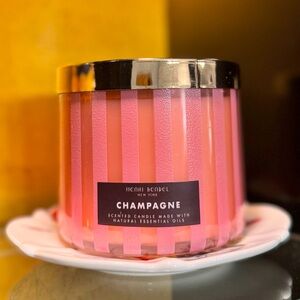 NEW✨Henri Bendel 3-Wick "Champagne" Bath & Body Works Exclusive Lux Collection